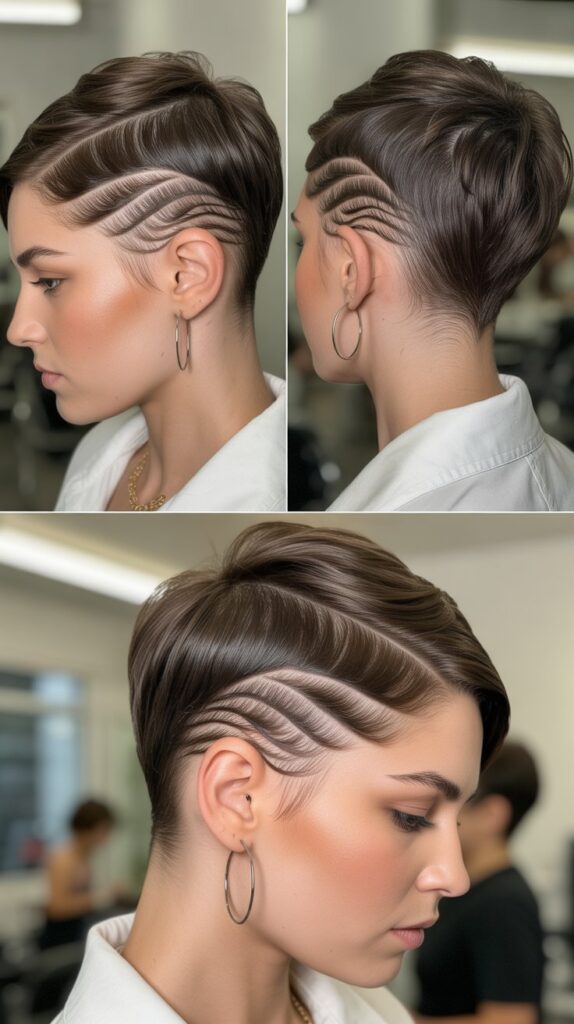 Pixie with Sculpted Sideburns