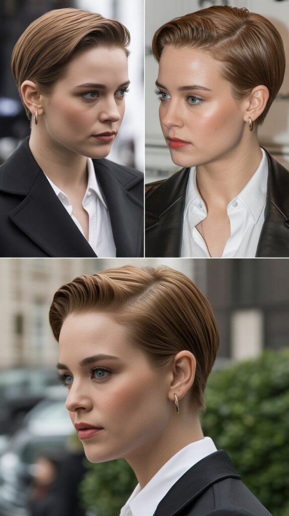 27 Flattering Very Short Pixie Haircuts for Thin Fine Hair 10 Slicked-Back Pixie