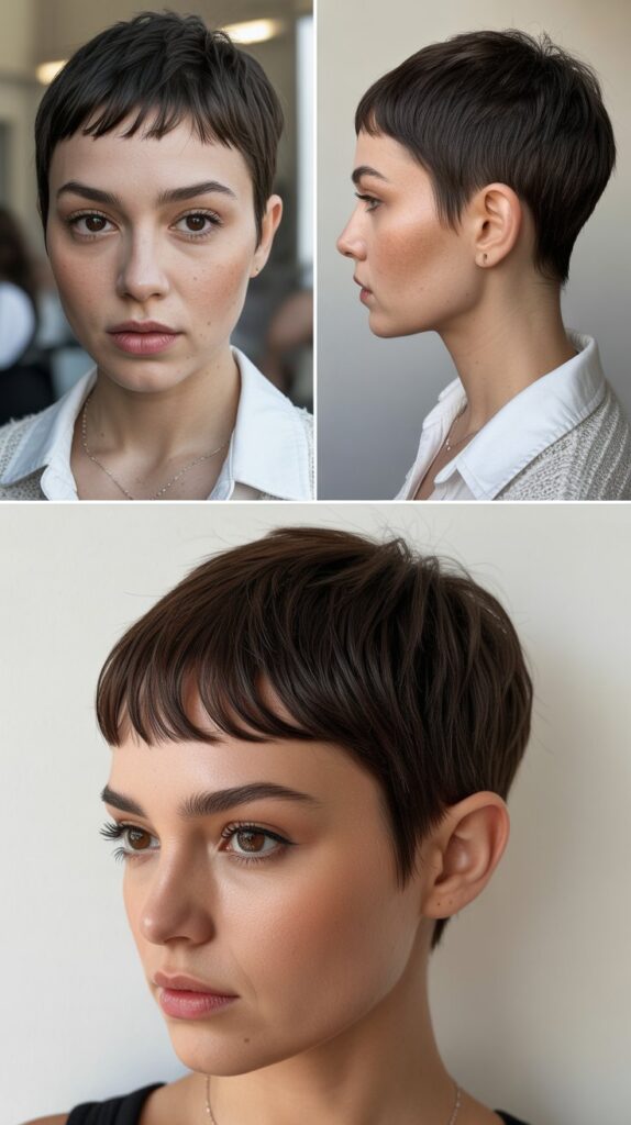 27 Flattering Very Short Pixie Haircuts for Thin Fine Hair 4 Pixie with Micro Bangs