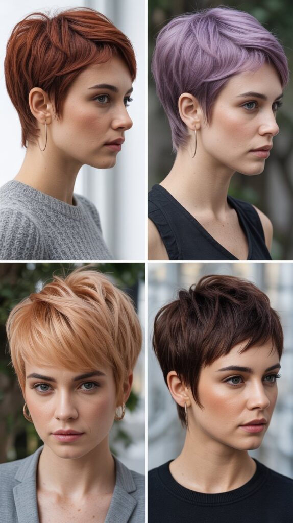 Multi-Tonal Pixie Cut