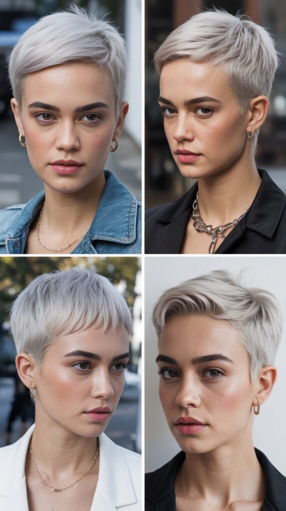 Platinum Blonde Pixie