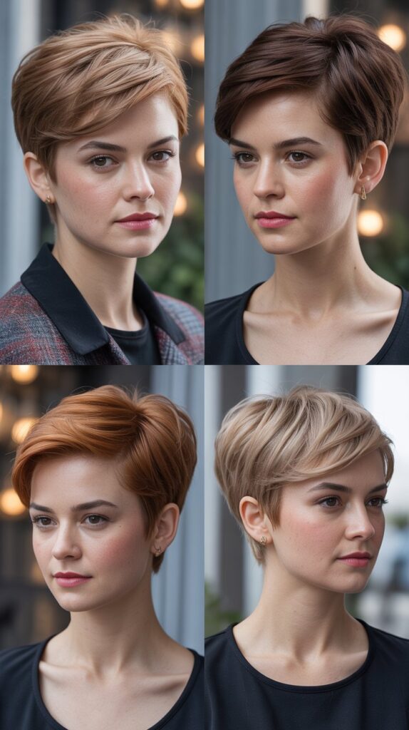 Rounded Pixie Cut