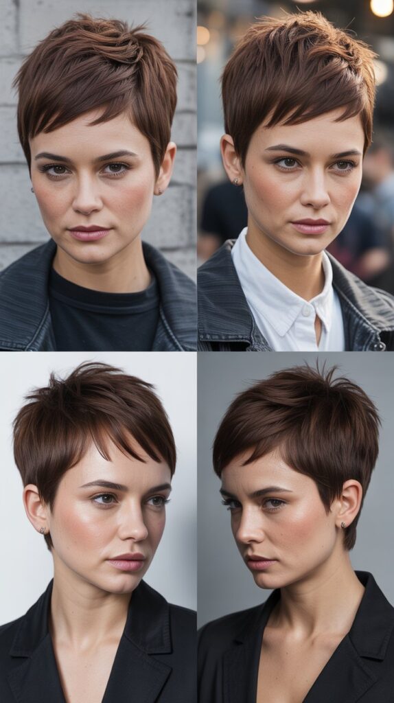 Choppy Layered Pixie