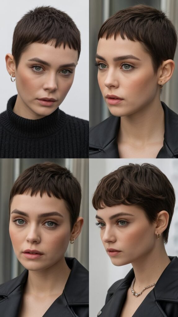 Pixie with Micro Bangs