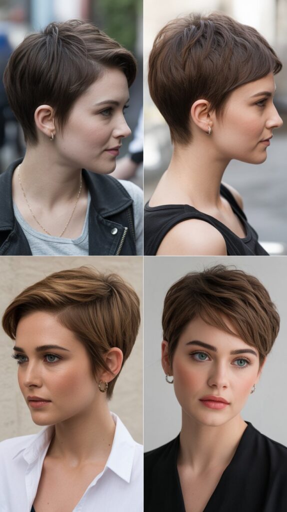 27 Flattering Very Short Pixie Haircuts for Thin Fine Hair 26 Pixie with Longer Crown