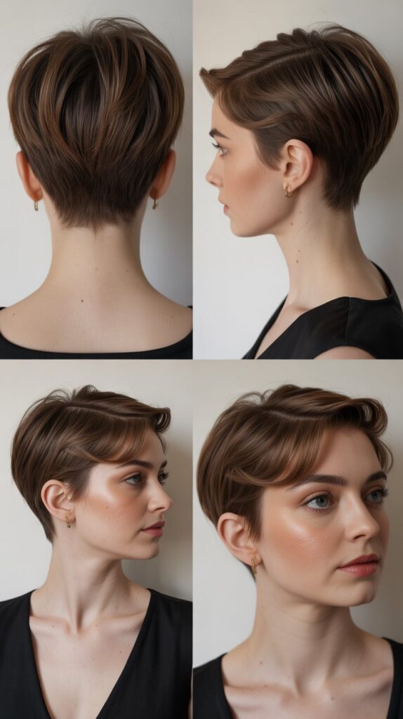 27 Flattering Very Short Pixie Haircuts for Thin Fine Hair 12 Tapered Nape Pixie
