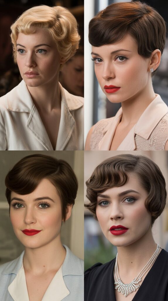 Vintage-Inspired Pixie