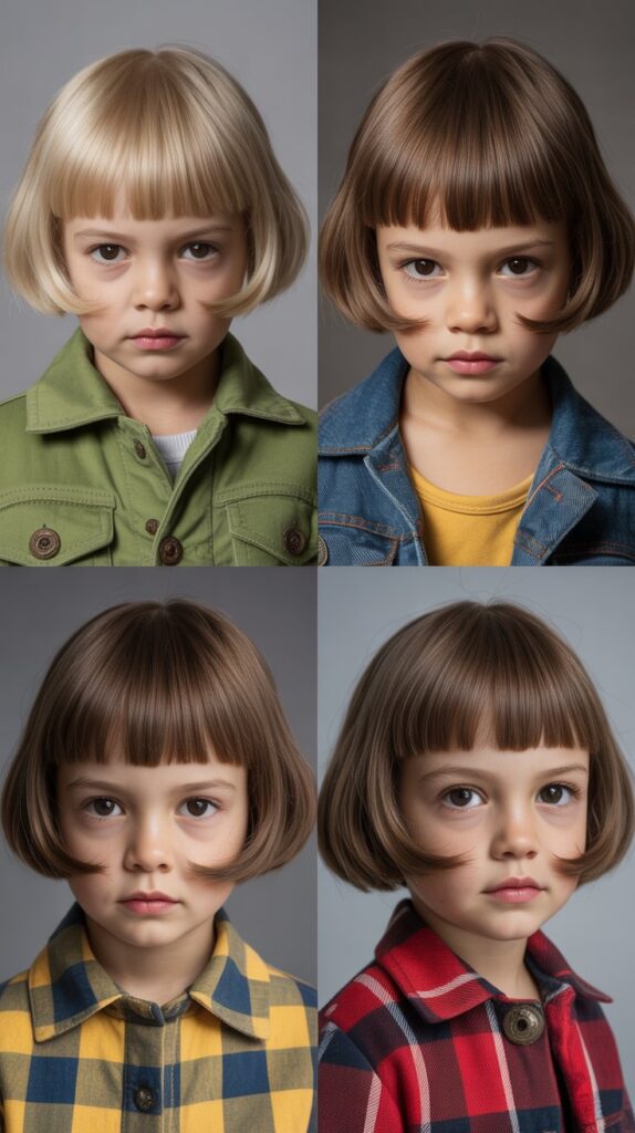 French Bob with Baby Bangs