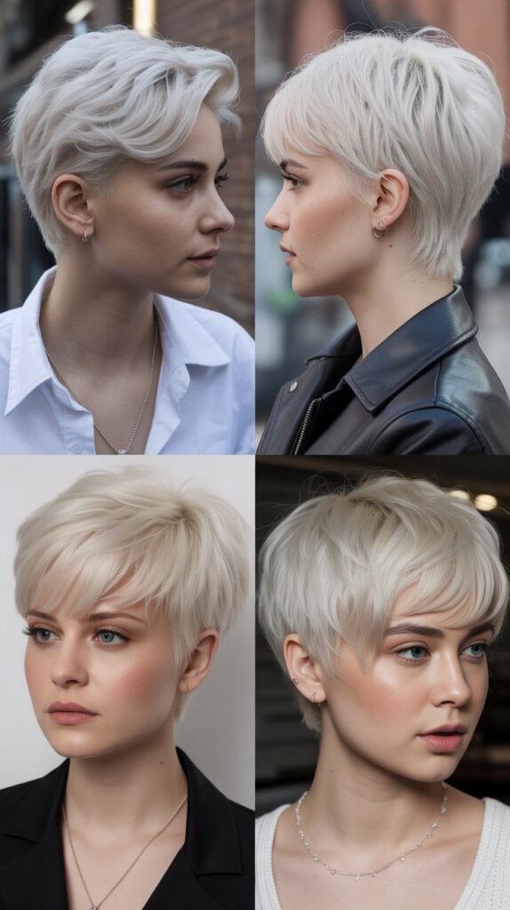 Platinum Blonde Pixie