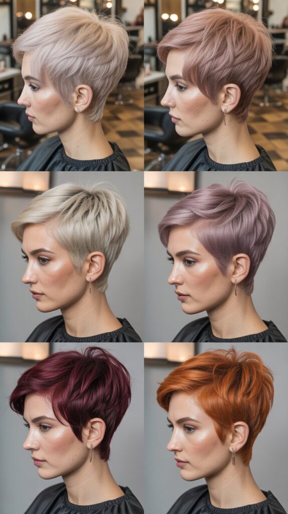 Long Pixie with Layered Crown