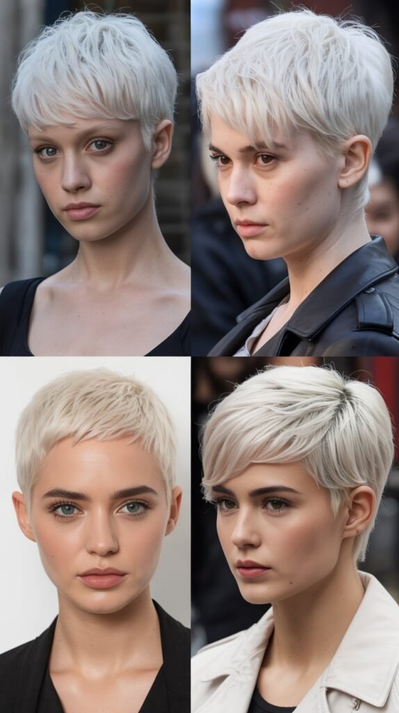 The Platinum Blonde Pixie