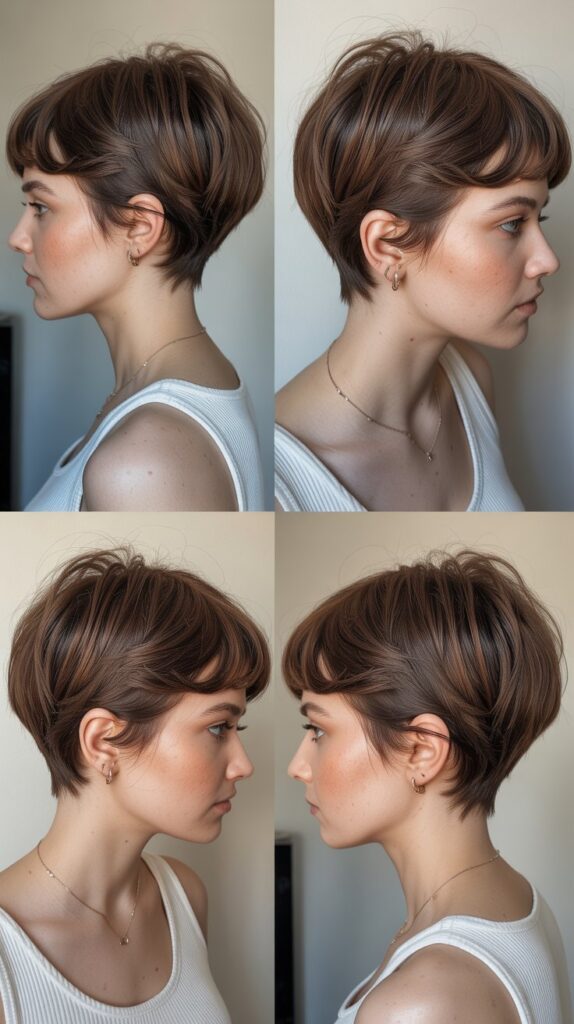 27 Flattering Very Short Pixie Haircuts for Thin Fine Hair 13 Rounded Pixie Cut