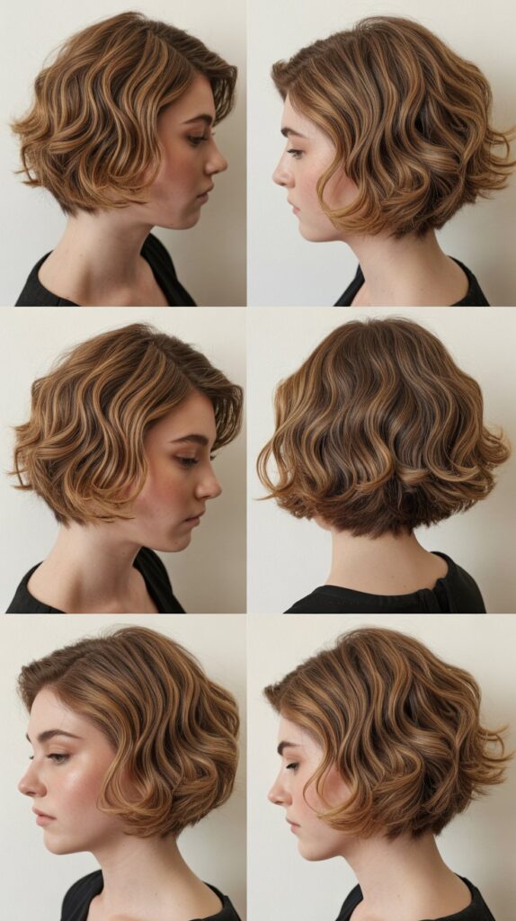 31 Stunning Wavy French Bob Haircuts for an Effortless Glow-Up 10 Graduated Wavy Bob