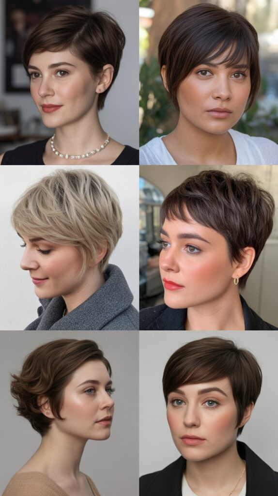 Pixie Cut for Oval Faces