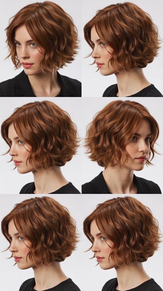 31 Stunning Wavy French Bob Haircuts for an Effortless Glow-Up 4 Choppy Layered Wavy Bob