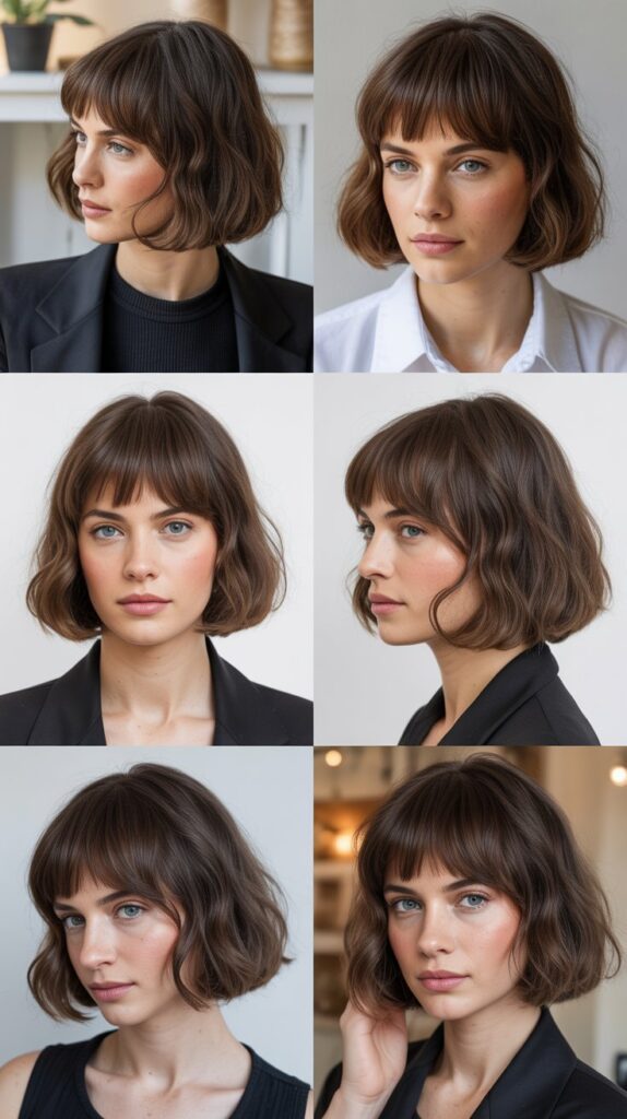 French Bob with Grown-Out Fringe