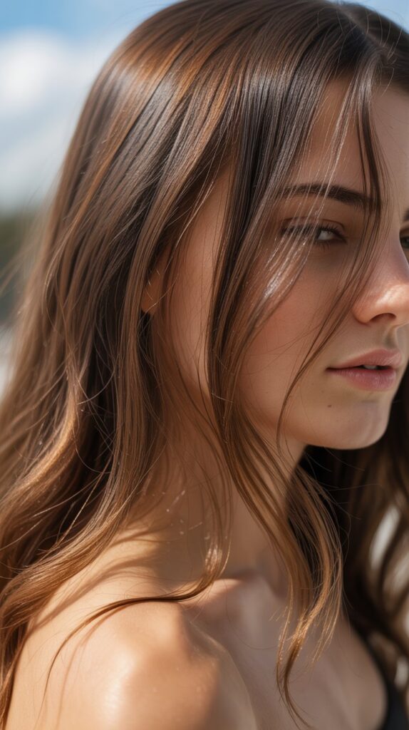 27 Stunning Brunette with Highlights and Lowlights Ideas 3 Subtle Babylights Throughout