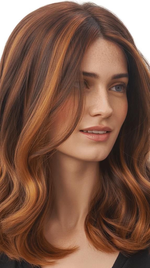 25 Beautiful Brown Wig with Caramel Highlights 13 Brown Wig with Caramel Highlights and Red Undertones