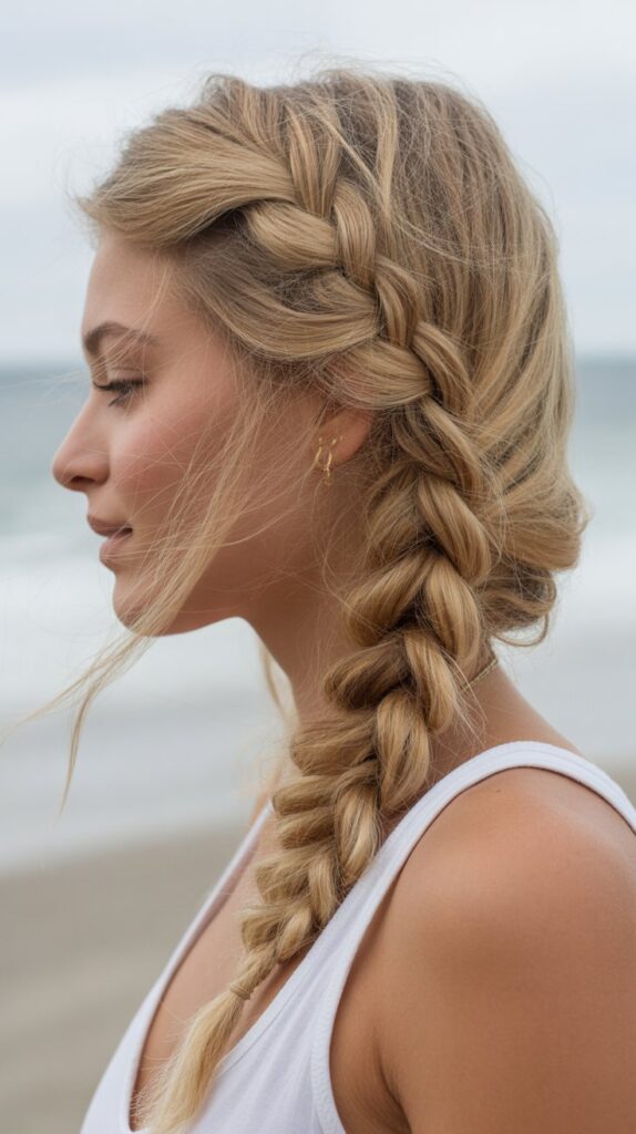 Messy Side Braid (Bohemian Style)