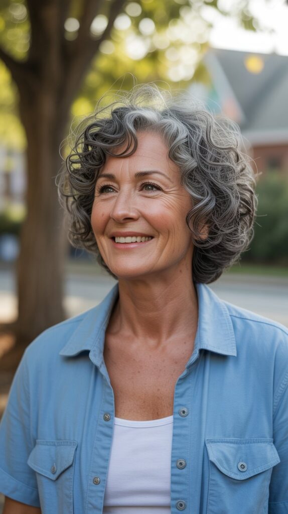 . Wash-and-Go Curly Cut