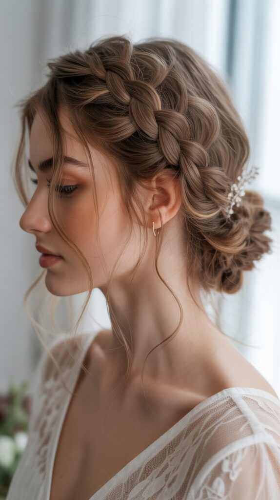 Loose Braided Updo
