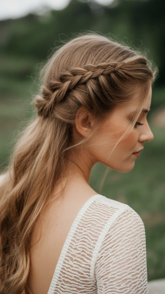 33 Chic Greasy Hair Hairstyles for Long Hair 20 Waterfall Braid