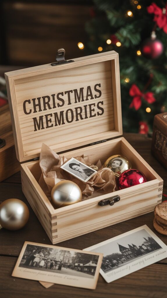 33 Profitable Rustic Christmas Wood Crafts for 2025 30 Rustic Wooden Christmas Memory Boxes