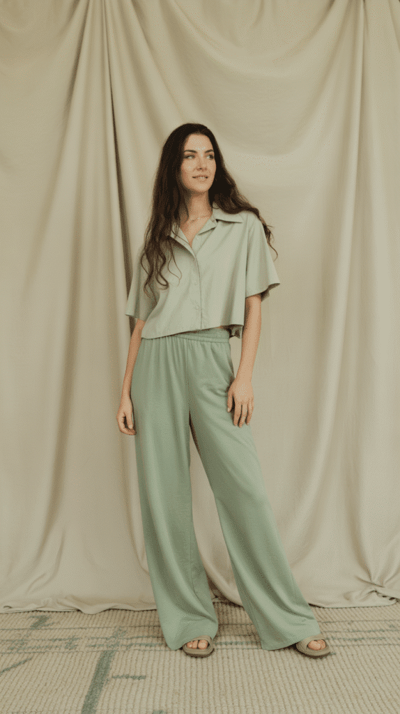 36 Cute Self Care Sunday Dress to Impress No-VIP Styles 26 Sage Serenity