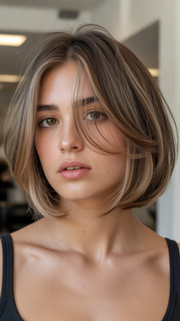 36 Easy-to-Style Bob Hairstyles for Fine Hair 4 Layered Bob with Face-Framing