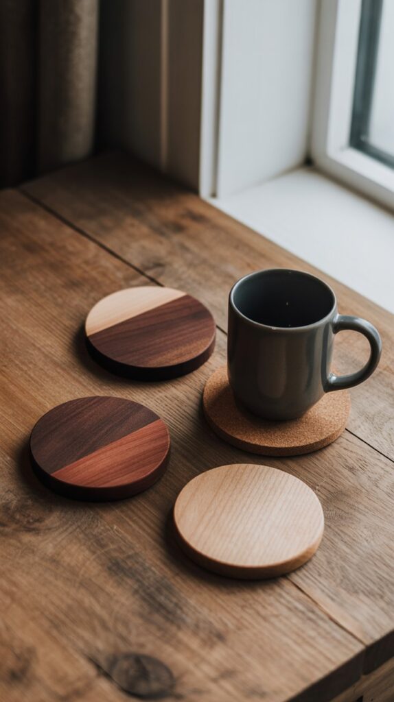 Best 47 Small Wooden Projects That Are Easy and Profitable 3 Wooden Coasters