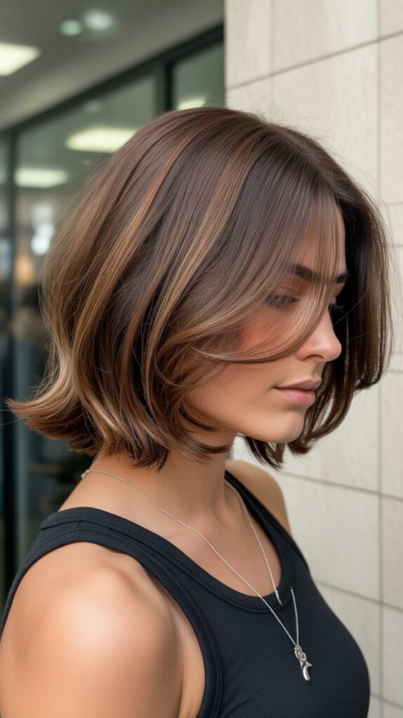 27+ Trendy Lowlights for Short Brown Hair on Brunettes 27 Multi-Tonal Lowlight Blend