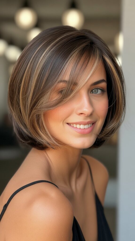 27+ Trendy Lowlights for Short Brown Hair on Brunettes 15 Tortoiseshell Lowlights Technique