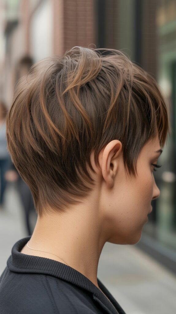 27+ Trendy Lowlights for Short Brown Hair on Brunettes 20 Babylight Lowlight Combo for Texture