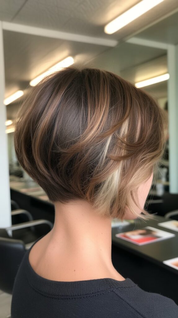 27+ Trendy Lowlights for Short Brown Hair on Brunettes 25 Balayage-Style Lowlights