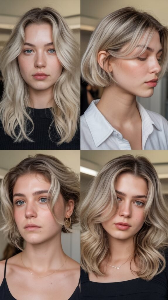 Blonde Highlights for Different Face Shapes