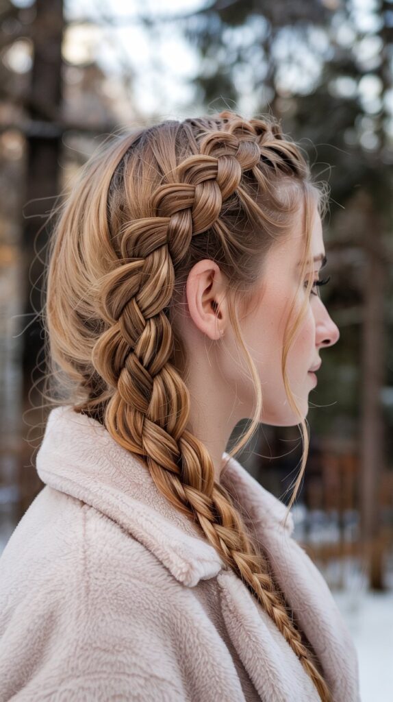 Infinity Braid with Champagne Blonde