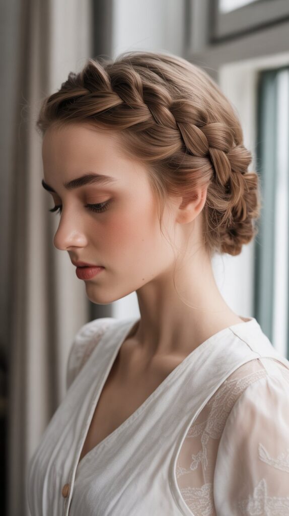 . Side Milkmaid Braid