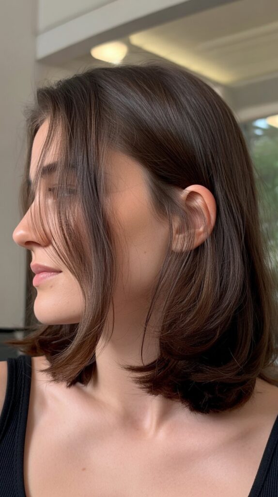 36 Gorgeous Lowlights for Medium Length Brown Hair on Brunettes 2 . Espresso Underlayers