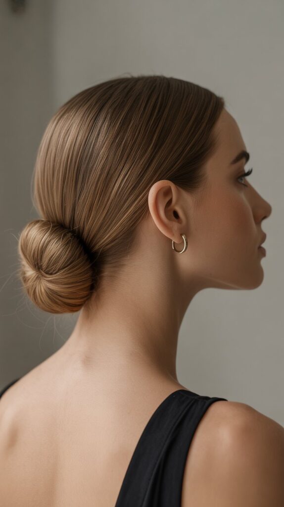27 Elegant Greasy Hair Updo Hairstyles 2 The Classic Low Bun