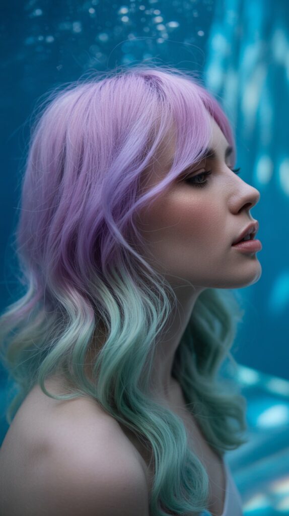 Lavender and Mint Green Fusion