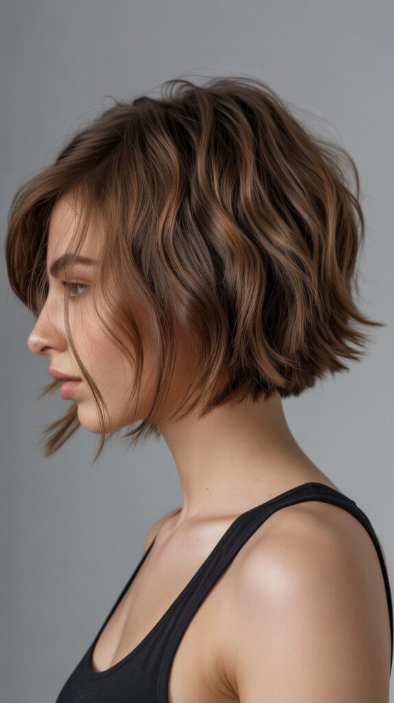 Choppy Bob with Root Lift