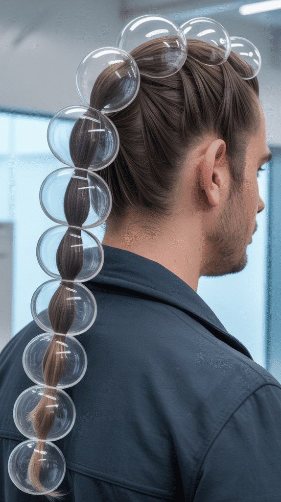 33 Stylish Winter Hair Braids for Men 27 Bubble Braids