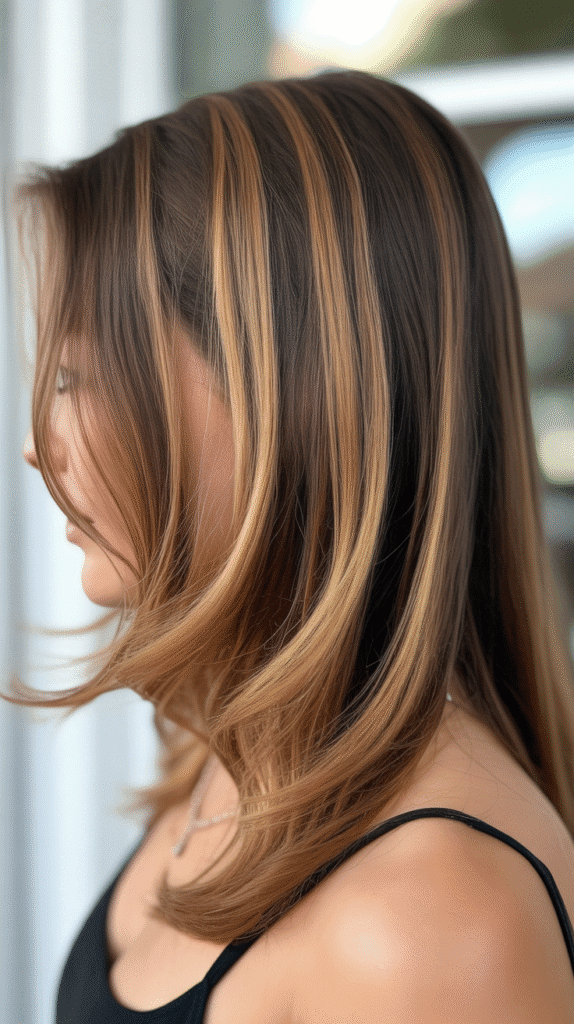 33 Soft Blonde Highlights on Brown Hair Looks 5 Golden Blonde Ribbons