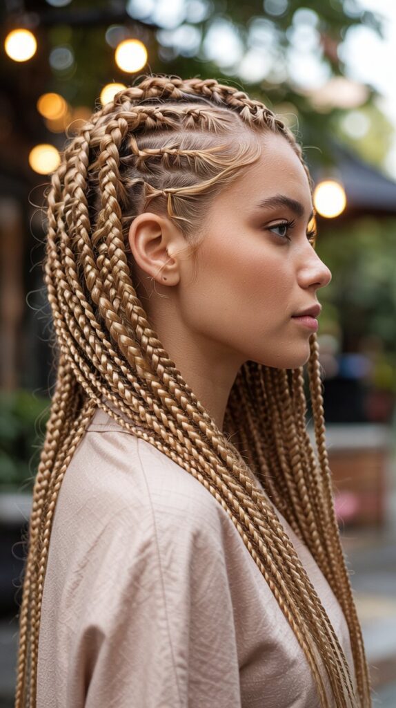 27 Beautiful Winter Hair Braid Color Inspirations 25 Butterscotch Blonde Lemonade Braids