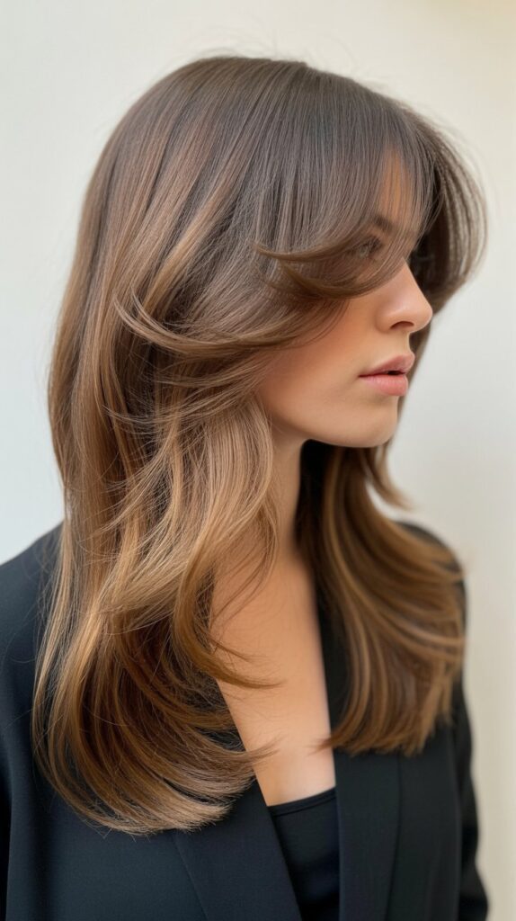 Long Hair with Graduated Layers