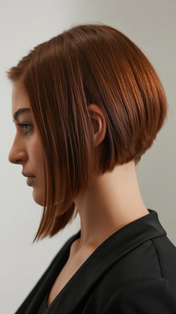 Angled Long Bob (A-Line Bob)
