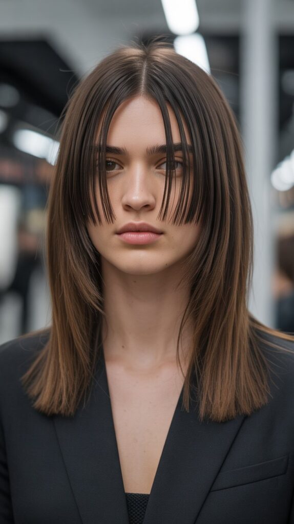 sleek middle part long bob with textured AtF LI0SA 3CS9qeNZohQ cGsYMlS QqiyfDHUP5Hhlg