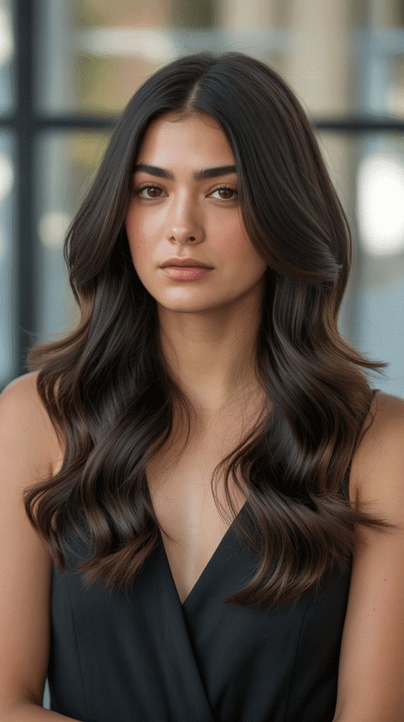 30+ Dark Brown Hair Color Ideas to Add Depth and Dimension 11 Soft Black Brown