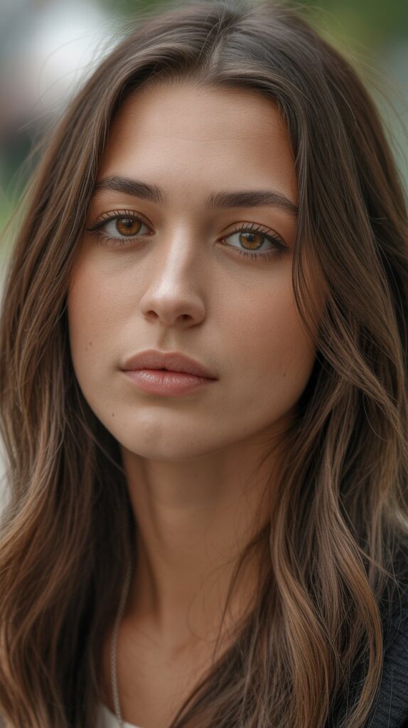 36 Gorgeous Lowlights for Medium Length Brown Hair on Brunettes 24 Subtle Streaking Technique