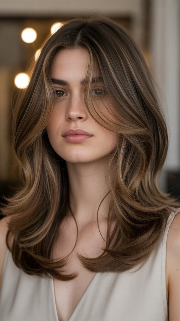 25 Flattering Light Ash Brown Hair Ideas for 2025 23 Ash Brown with Subtle Golden Touches